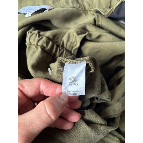 L’Academie Revolve Reed Jumpsuit M No Belt Olive Green - Picture 9 of 11
